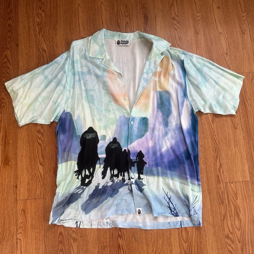 A Bathing Ape Button Down Shirt